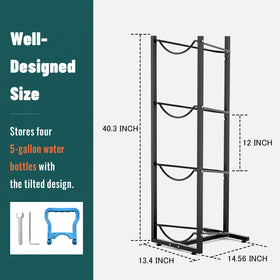 MYLOLF four-tier rack in a modern kitchen for organized water storage