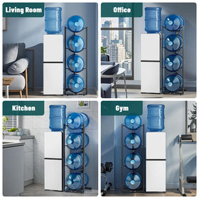 MYLOLF rack in a home kitchen shows dimensions for planning