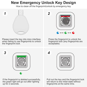 MYPIN 360° fingerprint recognition works from any angle for quick access