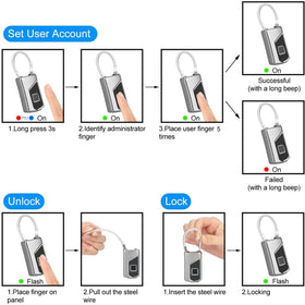 MYPIN lock suitable for indoor and outdoor use on bags, bikes, and furniture