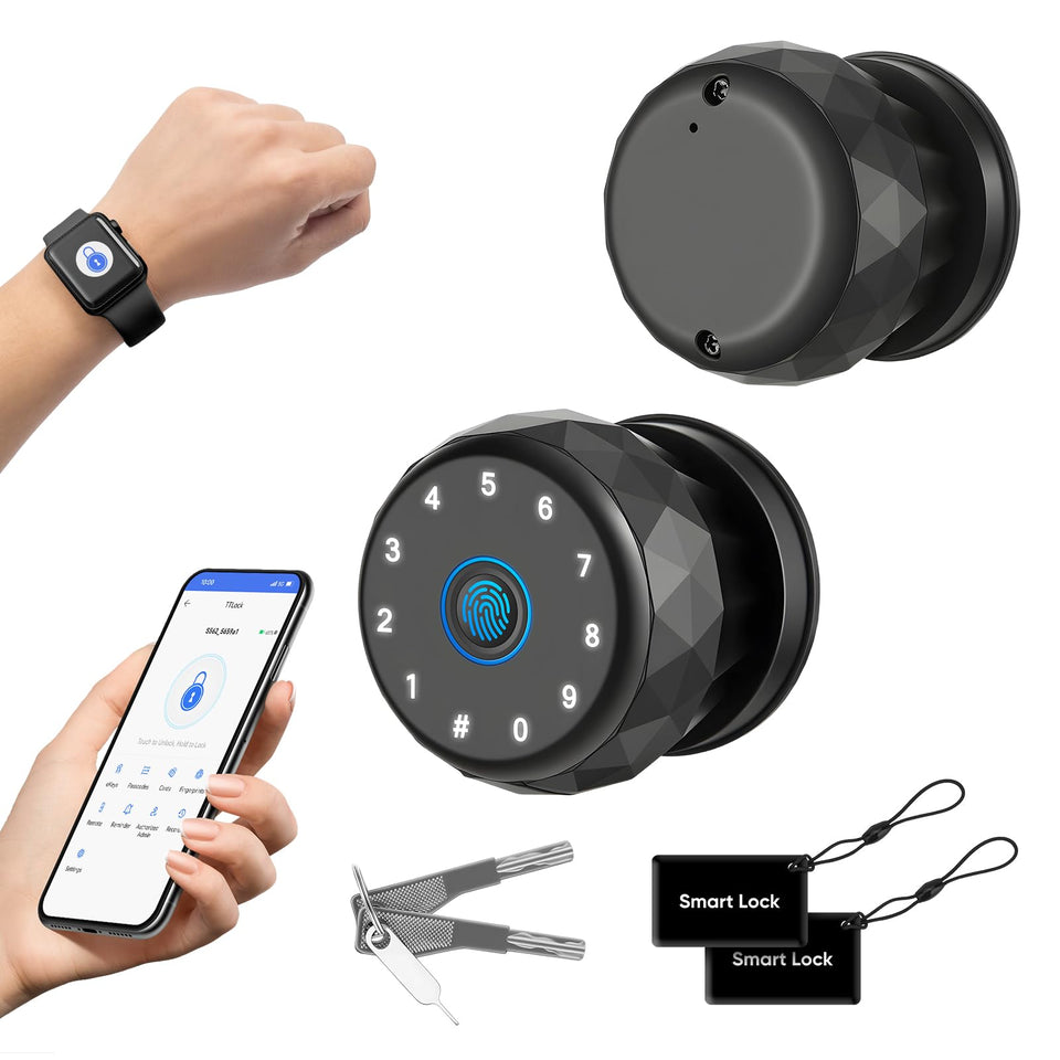 MYPIN fingerprint unlock close-up enables fast entry.