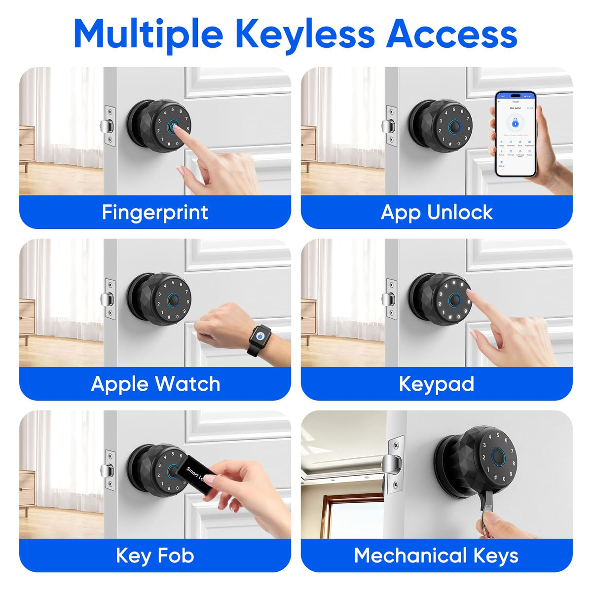 MYPIN keypad entry on the lock enables secure PIN access.