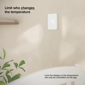 Mysa app showing scheduling and room view for energy management