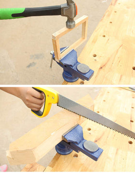 Jaw hardening through quenching and re-firing enhances wear resistance.