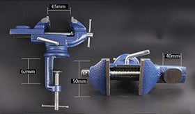 Cast iron body with steel jaws delivers durable, reliable clamping.