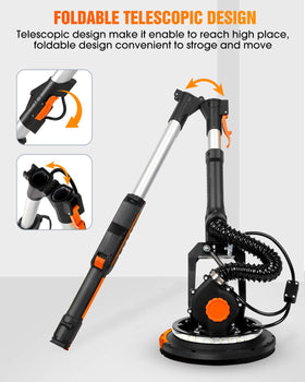 MYTOL drywall sander foldable handle for compact storage