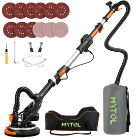 MYTOL electric drywall sander with vacuum dust collection for cleaner sanding sessions