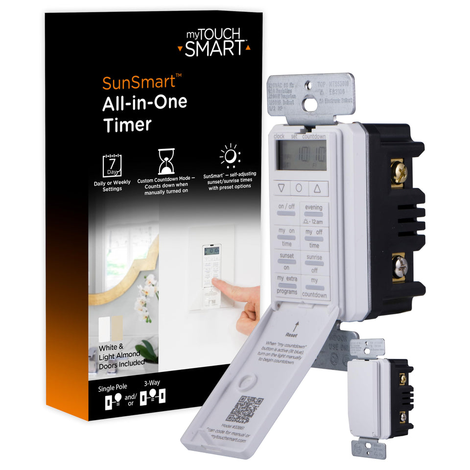 myTouchSmart 33861 LE front view timer for easy scheduling