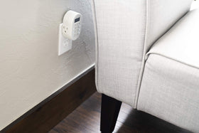 MyTouchSmart Timer in use with indoor lights for reliable on/off control.