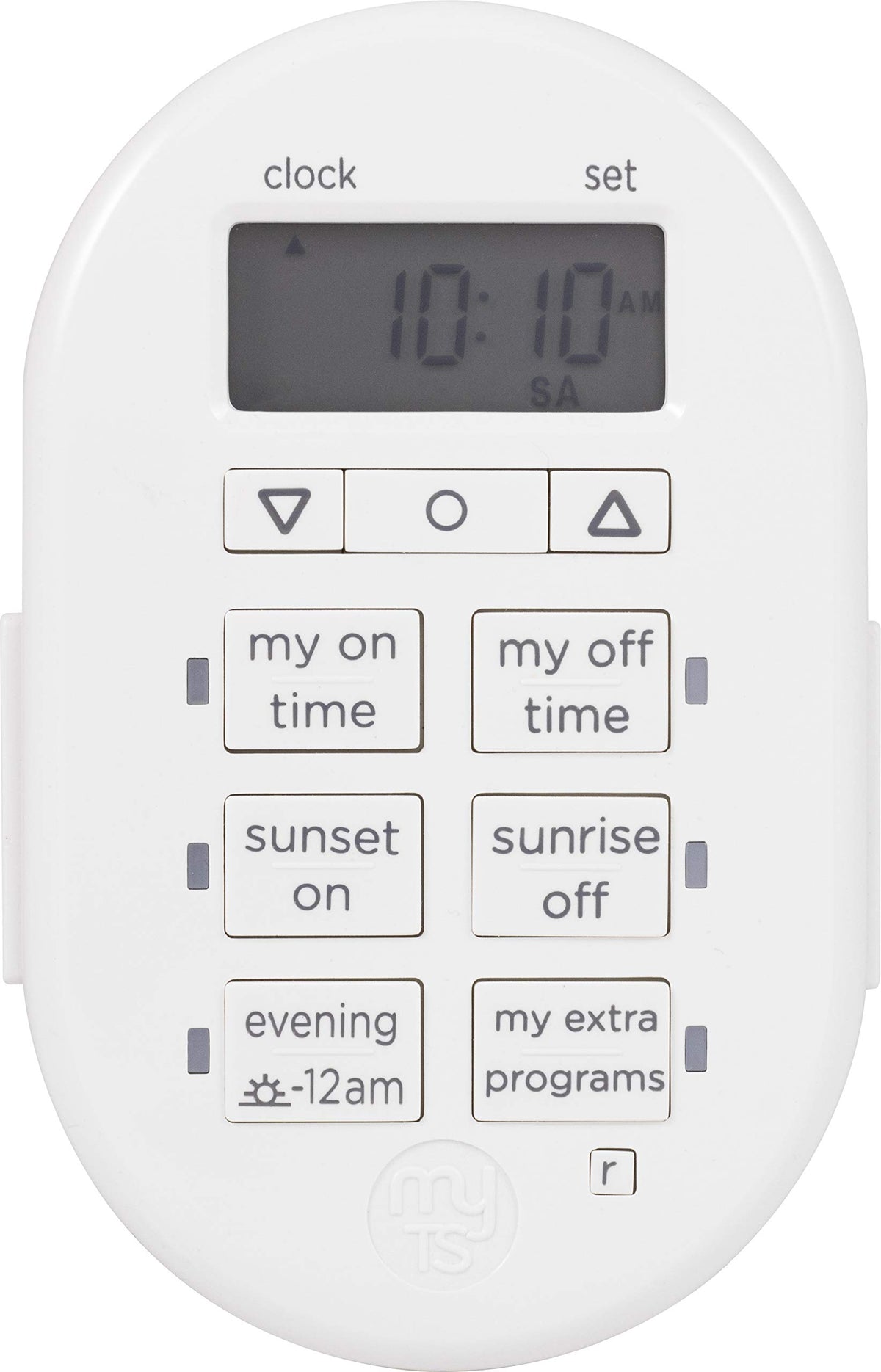 MyTouchSmart SunSmart automation illustrating sunrise/sunset timing feature.
