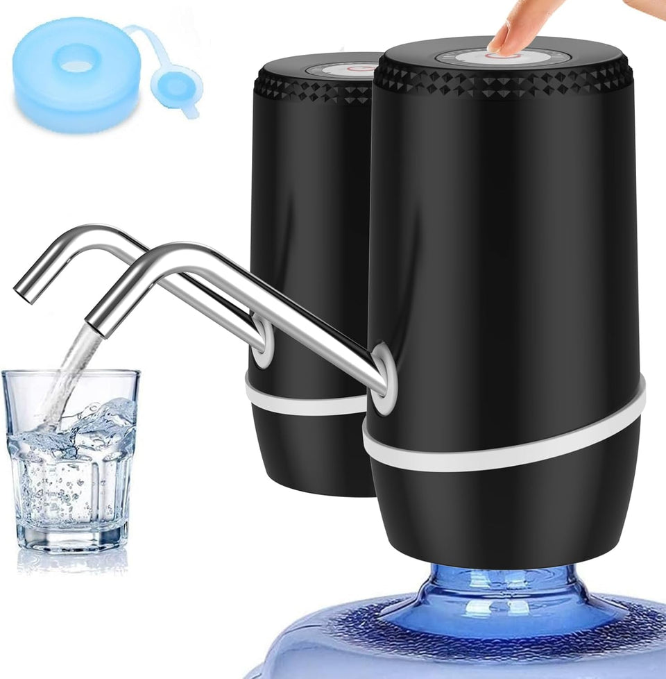 Myvision 2-pack electric portable water dispenser for 5-gallon bottles, compact and convenient.