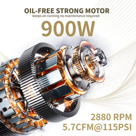 MZB Air Compressor low noise 70dB for quiet workshops.