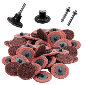 MZCR-NNML 2in surface conditioning discs in use for fast grinding and finish.