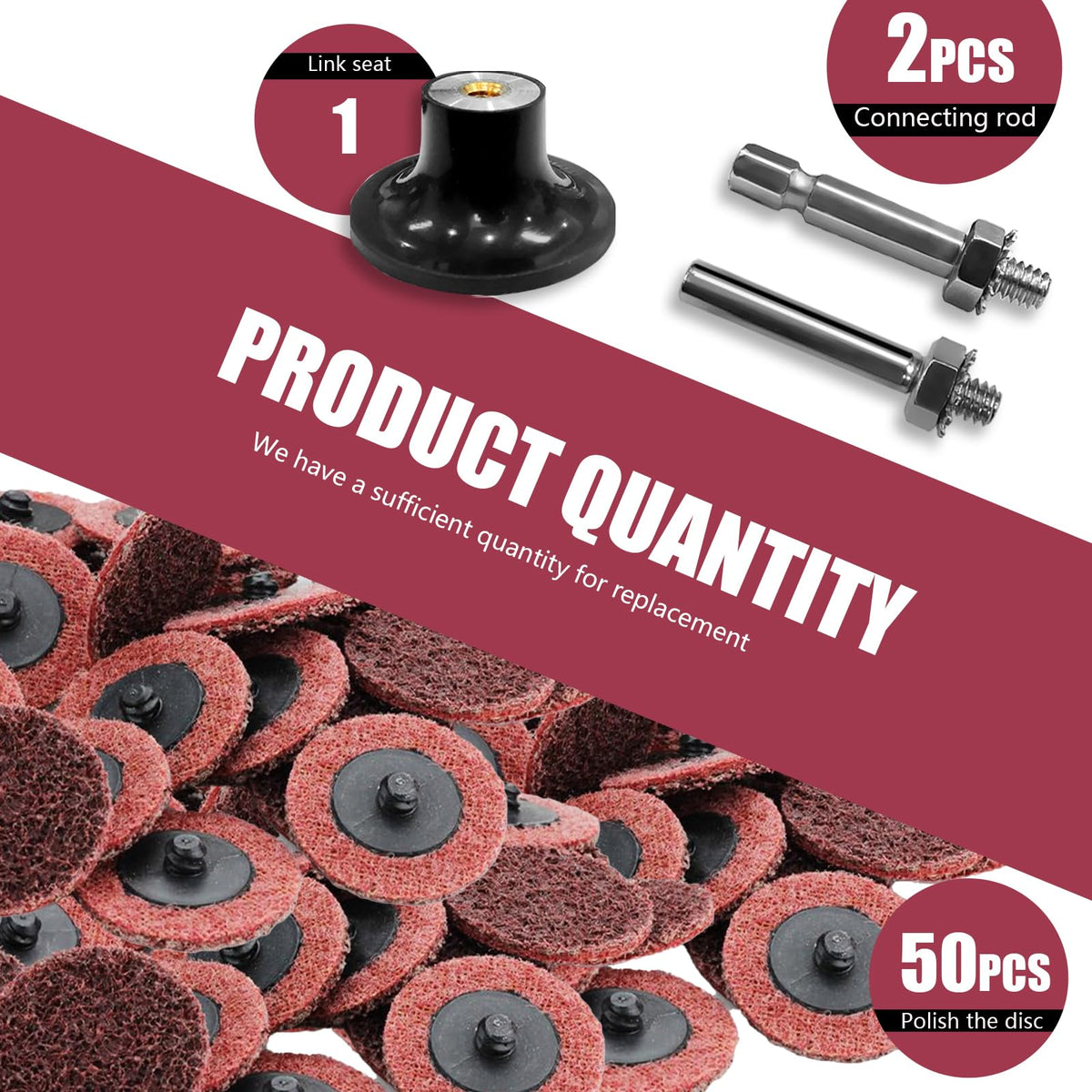 MZCR-NNML nylon sanding disc enables quick change and simple setup.