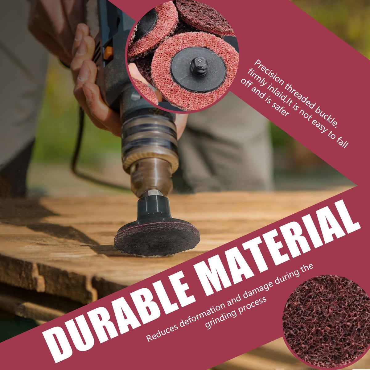 MZCR-NNML discs suited for paint removal and surface cleaning.