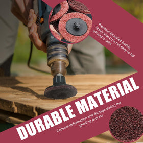 MZCR-NNML discs suited for paint removal and surface cleaning.