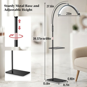 Mznoo Diamond-lamp adds sparkling decor while focusing on beauty treatments.