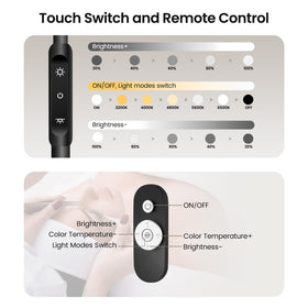 Mznoo Lash Light arm offers versatile range for various client positions.