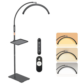 Mznoo Lash Light base provides stable support for steady eyelash sessions.