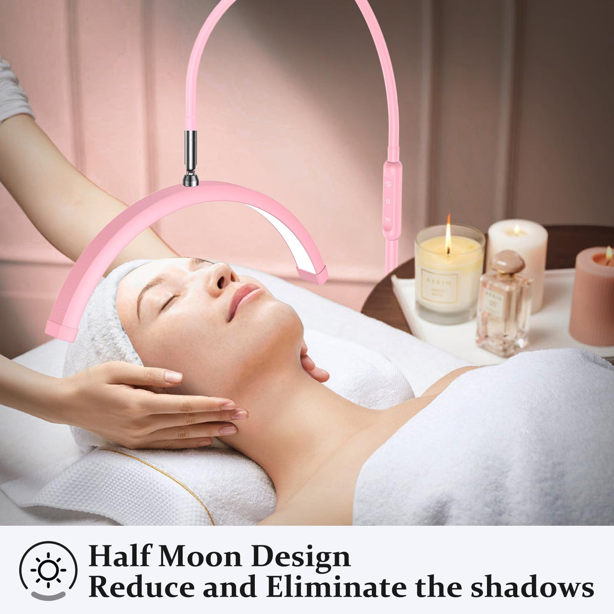 Mznoo Lash Light sturdy base ensuring stable work sessions