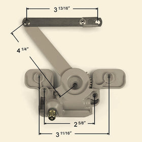 N8LokNLok Andersen E-Z casement compatibility illustration showing broad support.