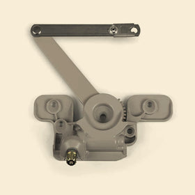 N8LokNLok non-handed casement operator installation view showing universal fit.