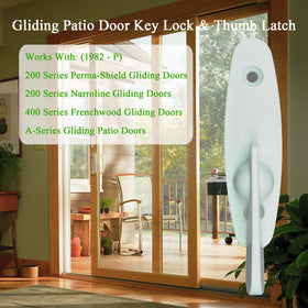 N8LokNLok white diecast finish complements classic door aesthetics.