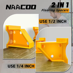 NAACOO 10-inch contour gauge with lock for accurate curved cuts.