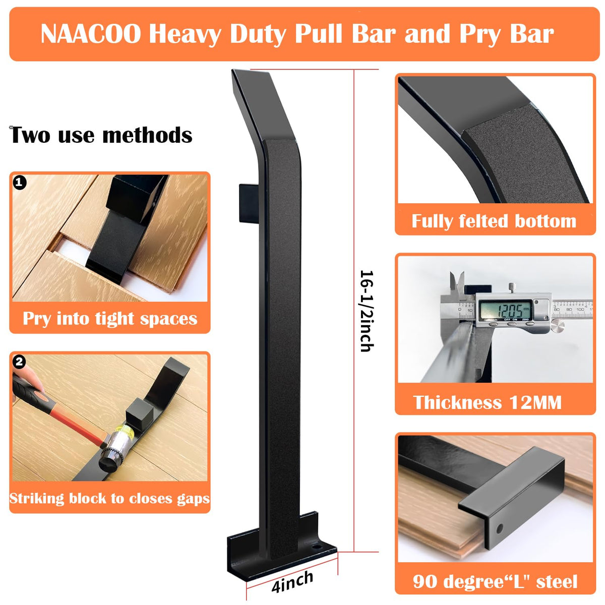 NAACOO 40pc spacers with non-slip serrated edges for stable board spacing