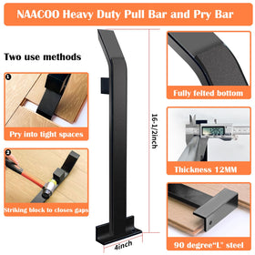 NAACOO 40pc spacers with non-slip serrated edges for stable board spacing