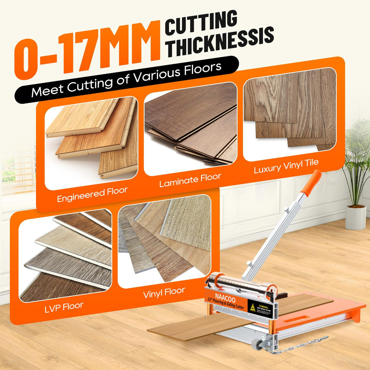 NAACOO detachable Wolfraw blade provides clean, burr-free cuts and easy replacement