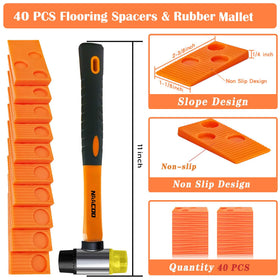 NAACOO double-faced mallet offering protective rubber face and solid impact