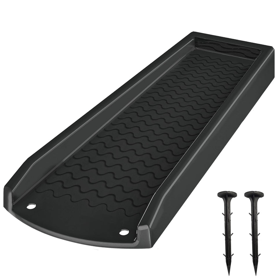 NAACOO downspout splash block 24in directs water away from foundation