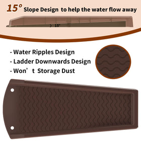 NAACOO splash block features ripple design to enhance curb appeal.