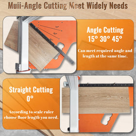 NAACOO floor cutter with extendable handle for easier long-plank work