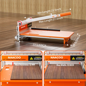 NAACOO floor cutter safety cover and chain brake feature