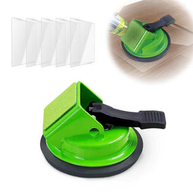 NAACOO Floor Gap Fixer iron body in use on laminate floor for quick gap closure.