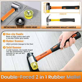 NAACOO flooring installation kit storage keeps tools organized during projects.