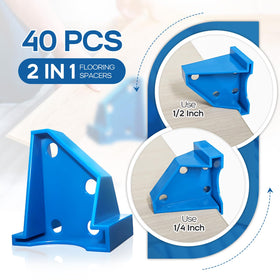 NAACOO spacers showing half-inch gap for larger expansions and faster layout