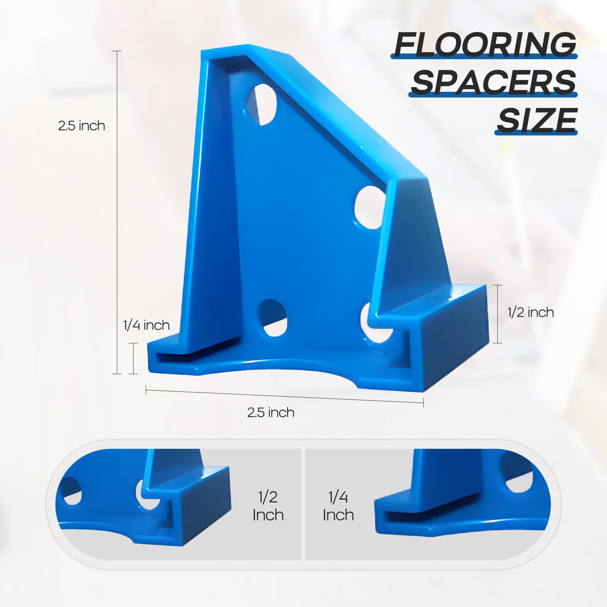 NAACOO spacers preventing slips to enable quick, accurate setup