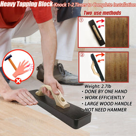 NAACOO heavy pull bar used near walls to close gaps safely.