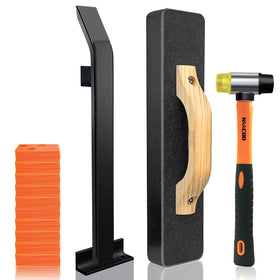 NAACOO heavy tapping block close-up aiding precise seams without mallet