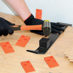 NAACOO installation kit shown with laminate planks for easy setup