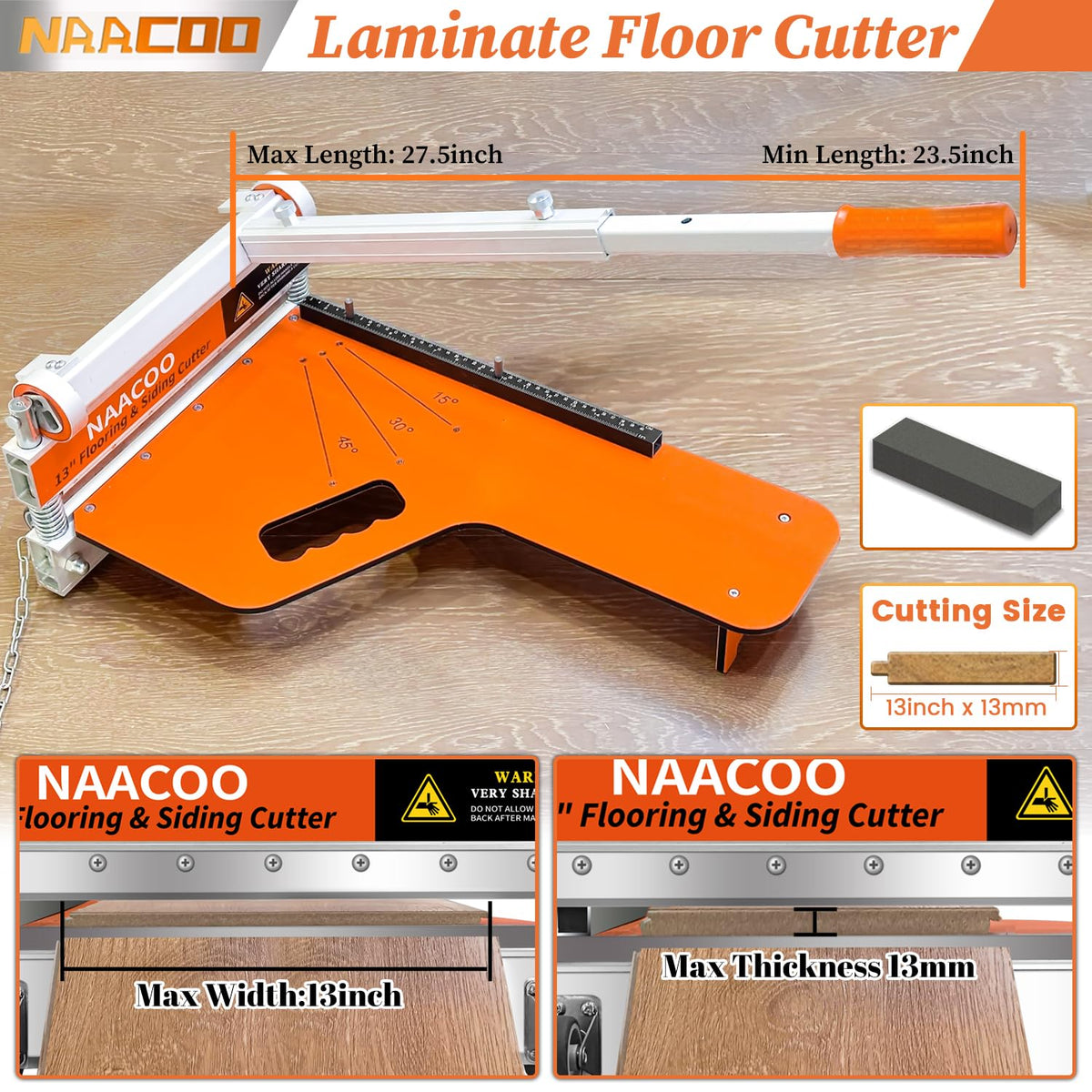 NAACOO's detachable wolfraw blade stays sharp for clean cuts