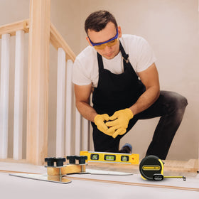 NAACOO stair tread template tool with carpenter pencil for marking
