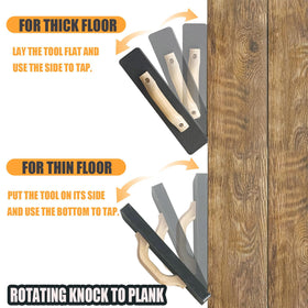 NAACOO HDPE construction provides durable, smooth contact during flooring work.