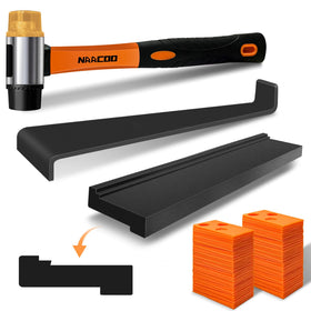 NAACOO universal floor kit tapping block for precise seams and tight tongue and groove joints.