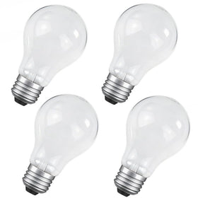NABKRA 100W A19 soft white frosted bulb providing warm home lighting
