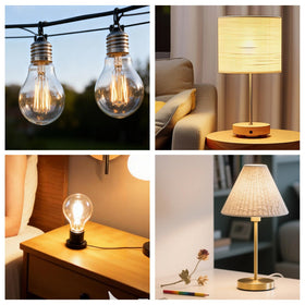 NABKRA 75W A19 dimmable flicker-free for smooth, eye-friendly dimming.