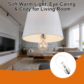 NABKRA 75W A19 rough-service bulb for rugged, long-lasting use.